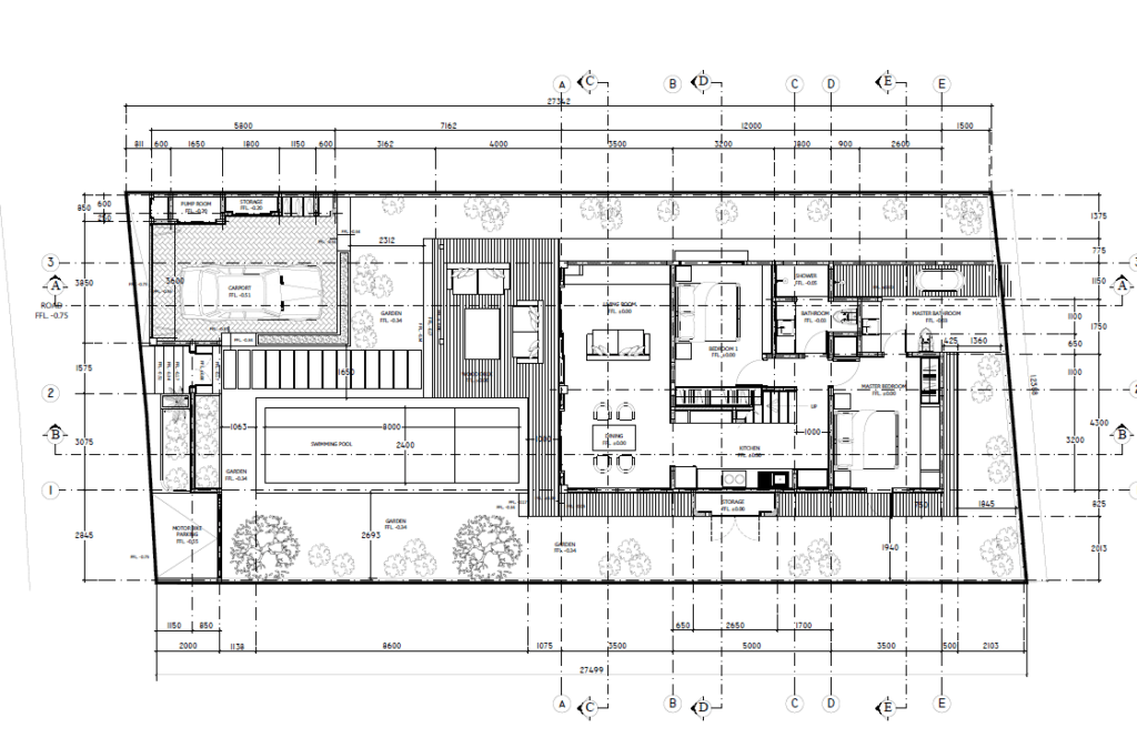 Off Plan Leasehold Villa Balian Bali - masterplan drawing