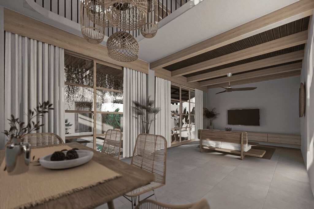 Off Plan Leasehold Villa Balian Bali - living room