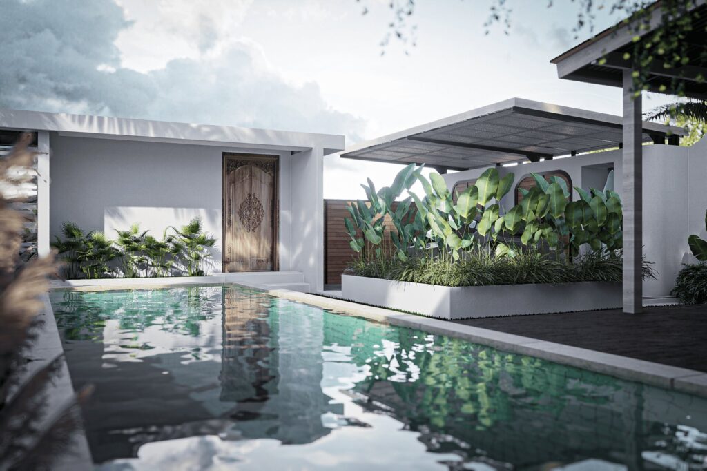 Off plan Leasehold Villa Balian Bali - pool with private parking